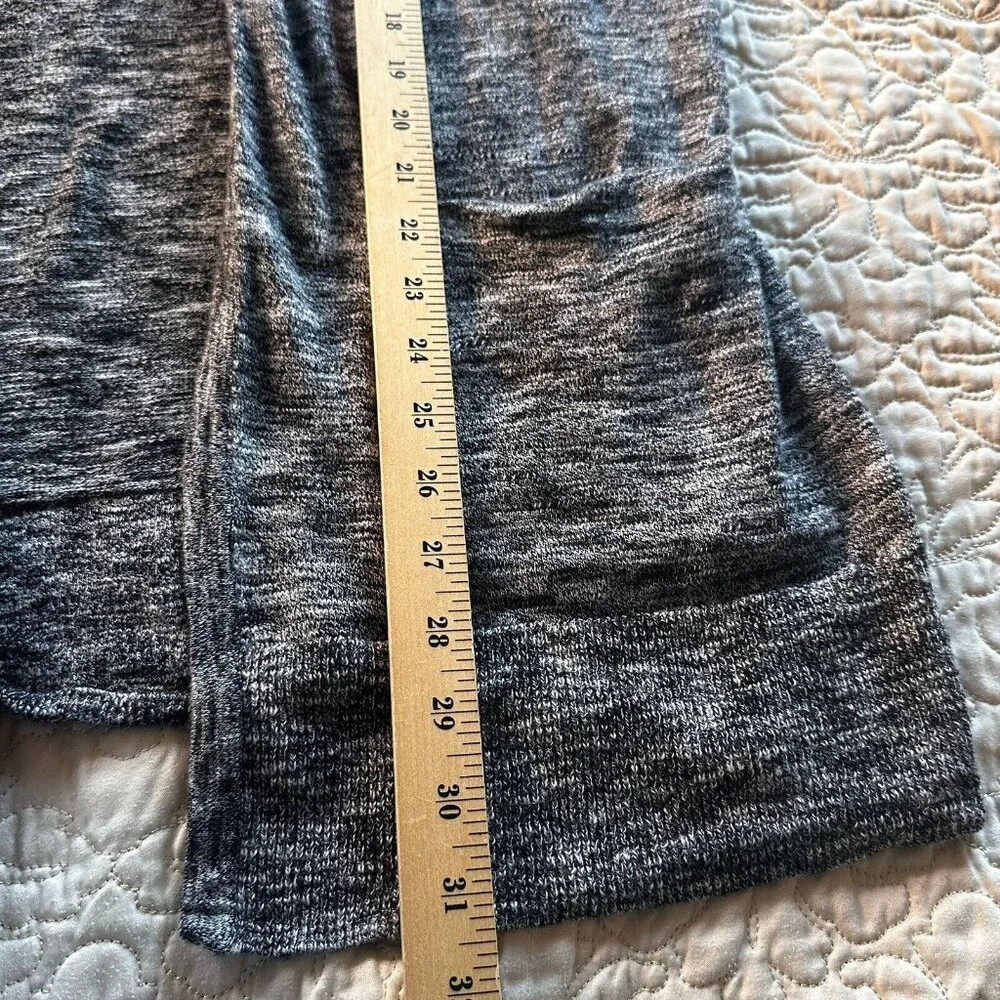 Madewell Landscape Cardigan Sweater‎ Women's Small Marbled Gray Pockets